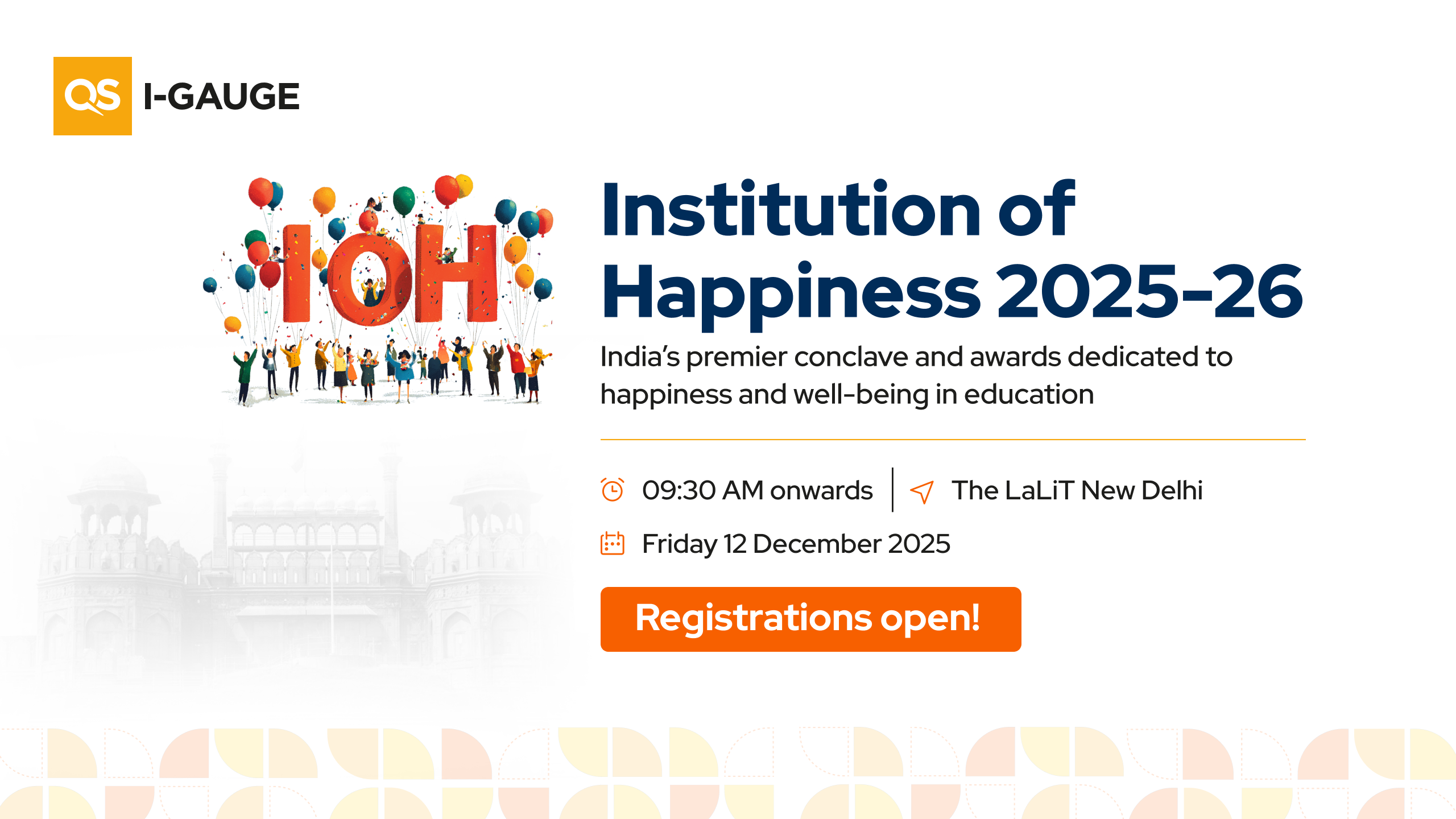 QS I-GAUGE Institution of Happiness 2025-26